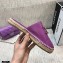 Chanel Chain CC Logo Espadrilles Mules Purple 2021