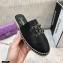 Chanel Chain CC Logo Espadrilles Mules Black 2021