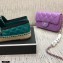 Chanel Chain CC Logo Espadrilles G36966 Green 2021