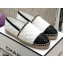 Chanel Chain CC Logo Espadrilles G36966 White 2021
