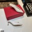 Valentino Heel 6.5cm Calfskin Roman Maxi Stud Mules White 2021