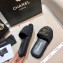 Chanel CC Logo Cord Mules G36923 Black 2021