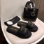 Chanel CC Logo Cord Mules G36923 Black 2021