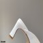 Valentino Heel 6.5cm Calfskin Roman Maxi Stud Mules White 2021
