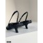 Prada Gabardine Slingback Pumps Black with Triangle Logo 2021