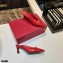 Valentino Heel 6.5cm Calfskin Roman Maxi Stud Mules Red 2021
