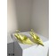 Prada Gabardine Slingback Pumps Yellow with Triangle Logo 2021