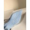 Prada Gabardine Slingback Pumps Sky Blue with Triangle Logo 2021