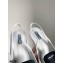 Prada Gabardine Slingback Pumps White with Tongue 2021