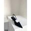 Prada Gabardine Slingback Pumps Black with Tongue 2021
