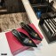 Valentino Heel 6.5cm Calfskin Roman Maxi Stud Mules Black 2021