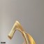Valentino Heel 6.5cm Calfskin Roman Maxi Stud Mules Gold 2021