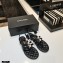 Chanel Pearl Lambskin Sandals Black 2021