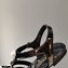 Chanel Pearl Lambskin Sandals Black 2021
