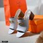 Hermes Heel 6cm Camilla Mules White 2021