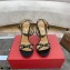 Valentino Heel 10.5cm Studs Sandals Black 2021