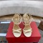 Valentino Heel 10.5cm Studs Sandals White 2021