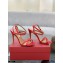 Valentino Heel 10.5cm Studs Sandals Red 2021