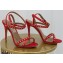 Valentino Heel 10.5cm Studs Sandals Red 2021