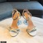 Valentino Heel 7.5cm/10.5cm Rockstud Sandals White 2021