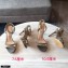 Valentino Heel 7.5cm/10.5cm Rockstud Sandals Gray 2021