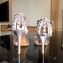 Valentino Heel 7.5cm/10cm Rockstud Sandals Light Gray 2021