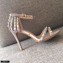 Valentino Heel 7.5cm/10cm Rockstud Sandals Light Gray 2021