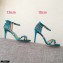 Valentino Heel 7.5cm/10cm Rockstud Sandals Blue 2021