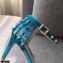 Valentino Heel 7.5cm/10cm Rockstud Sandals Blue 2021