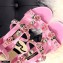 Dolce & Gabbana Rose and Crystal Sandals Pink 2021