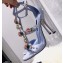 Dolce & Gabbana Rose and Crystal Sandals Sky Blue 2021