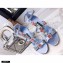 Dolce & Gabbana Rose and Crystal Sandals Sky Blue 2021
