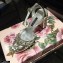 Dolce & Gabbana Heel 8.5cm Crystal Sandals Silver 2021