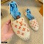 Louis Vuitton Monogram-embroidered Canvas Starboard Flat Espadrilles Orange 2021