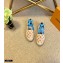 Louis Vuitton Monogram-embroidered Canvas Starboard Flat Espadrilles Orange 2021