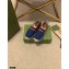 Gucci Interlocking G and Web Embroidered Canvas Espadrilles Dark Blue 2021