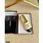 Chanel Gold Metal CC Logo Espadrilles G29762 White 2021