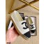 Chanel Tweed CC Logo Espadrilles G29762 White/Black 2021