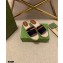 Gucci Interlocking G and Web Embroidered Canvas Espadrilles Slides Black 2021