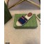 Gucci Interlocking G and Web Embroidered Canvas Espadrilles Slides Dark Blue 2021