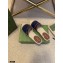 Gucci Interlocking G and Web Embroidered Canvas Espadrilles Slides Dark Blue 2021