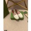Gucci Interlocking G and Web Embroidered Canvas Espadrilles White 2021