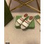 Gucci Interlocking G and Web Embroidered Canvas Espadrilles Slides White 2021