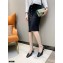 Givenchy Asymmetrical Heel 6.5cm Mules Black 2021