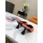 Givenchy Asymmetrical Heel 6.5cm Mules Orange 2021