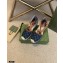 Gucci Washed GG Jacquard Denim Wedge Platform 10cm Espadrilles Dark Blue 2021