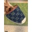 Gucci Washed GG Jacquard Denim Wedge Platform 10cm Espadrilles Dark Blue 2021