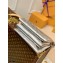Louis Vuitton Monogram-embossed Lambskin Coussin PM Bag M57913 Silver 2021