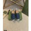 Gucci Washed GG Jacquard Denim Espadrilles Dark Blue 2021