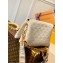 Louis Vuitton Monogram-embossed Lambskin Coussin PM Bag M57793 Cream 2021